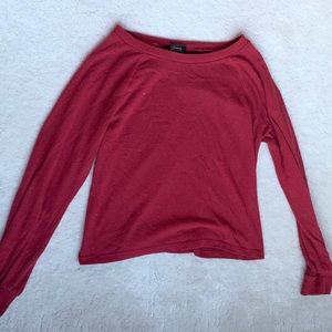 Small Forever 21 red long sleeve sweater